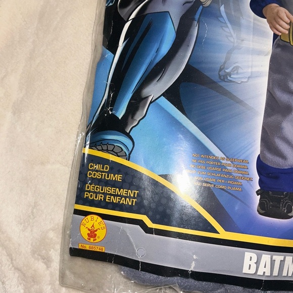 Batman Infant Costume - Blue and Gray 0-6 months - Picture 3 of 5